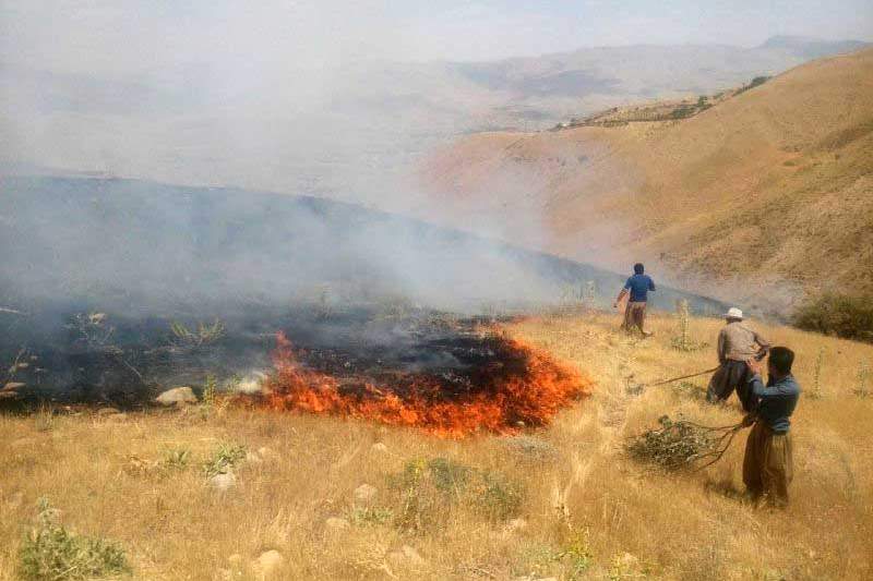 حال ۲ نفر از مصدومان آتش‌سوزی آبیدر سنندج وخیم است