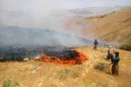 فوت دومین مصدوم آتش‌سوزی آبیدر سنندج